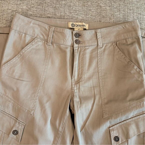 Democracy Khaki Utility Pants - Picture 1 of 7